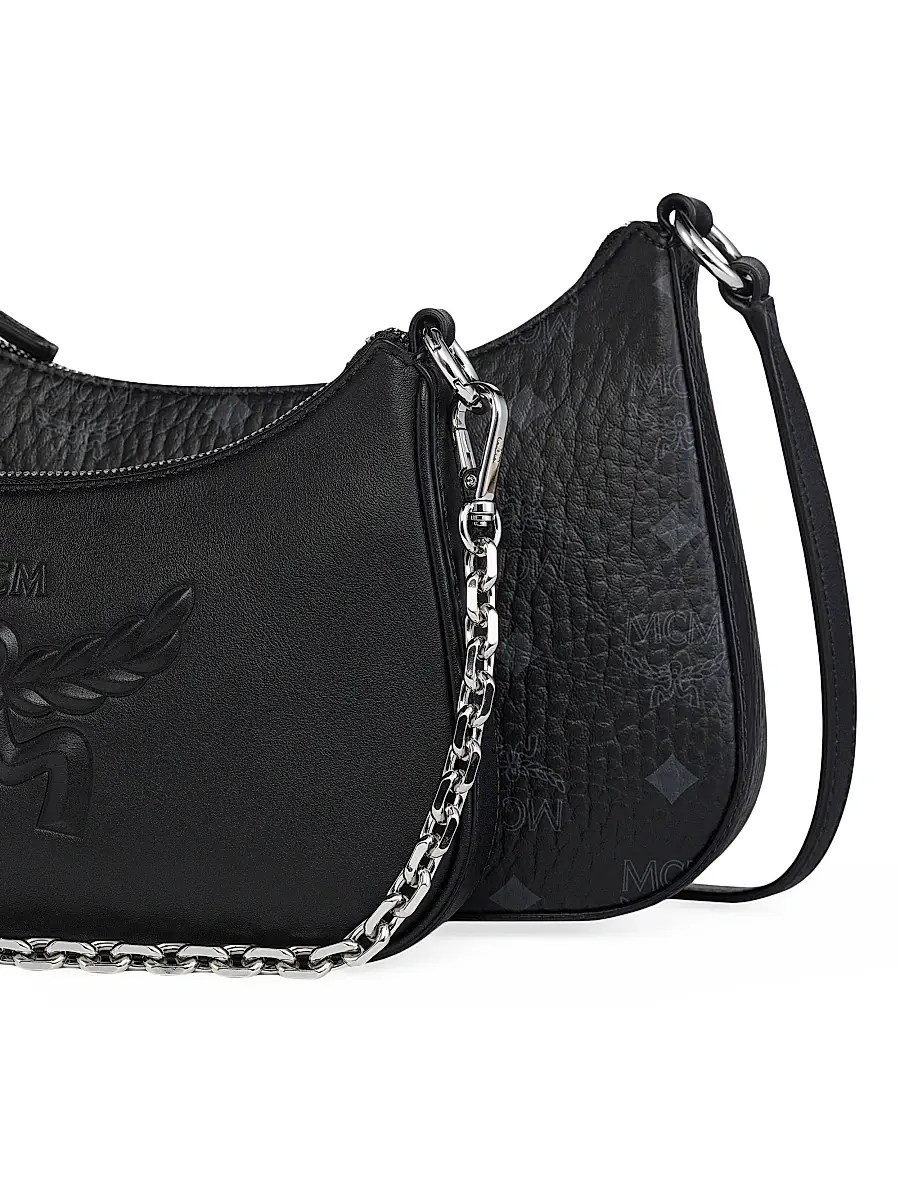 MCM Women's Small Aren Visetos Crossbody Bag | Thumbnail 5 MCM Women's Small Aren Visetos Crossbody Bag | Thumbnail 5