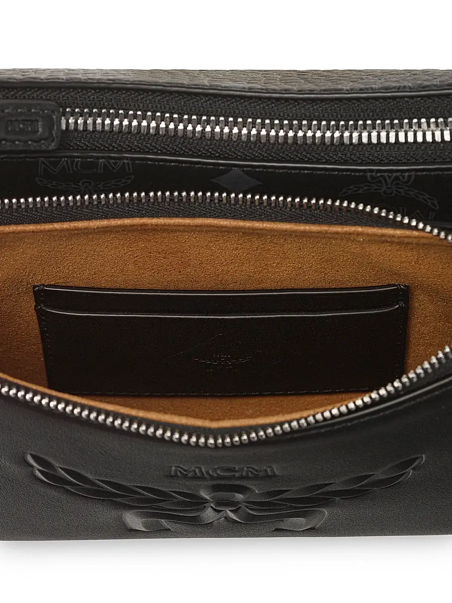 MCM Women's Small Aren Visetos Crossbody Bag | Thumbnail 6 MCM Women's Small Aren Visetos Crossbody Bag | Thumbnail 6