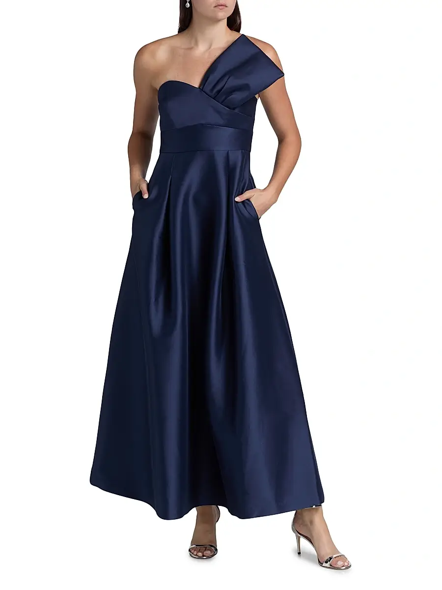 SACHIN & BABI Women's Stephie Mikado Strapless Gown | Thumbnail 2 SACHIN & BABI Women's Stephie Mikado Strapless Gown | Thumbnail 2