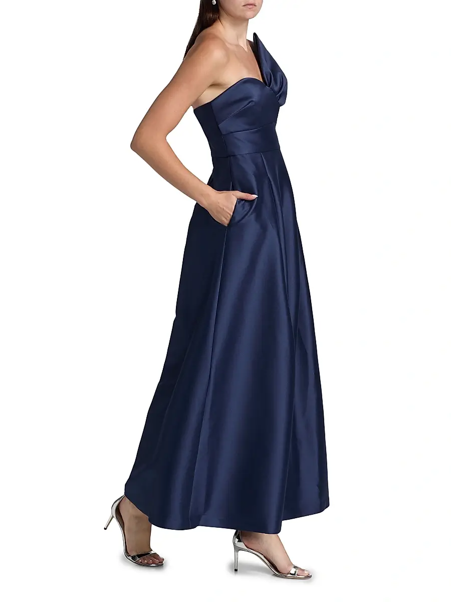 SACHIN & BABI Women's Stephie Mikado Strapless Gown | Thumbnail 4 SACHIN & BABI Women's Stephie Mikado Strapless Gown | Thumbnail 4