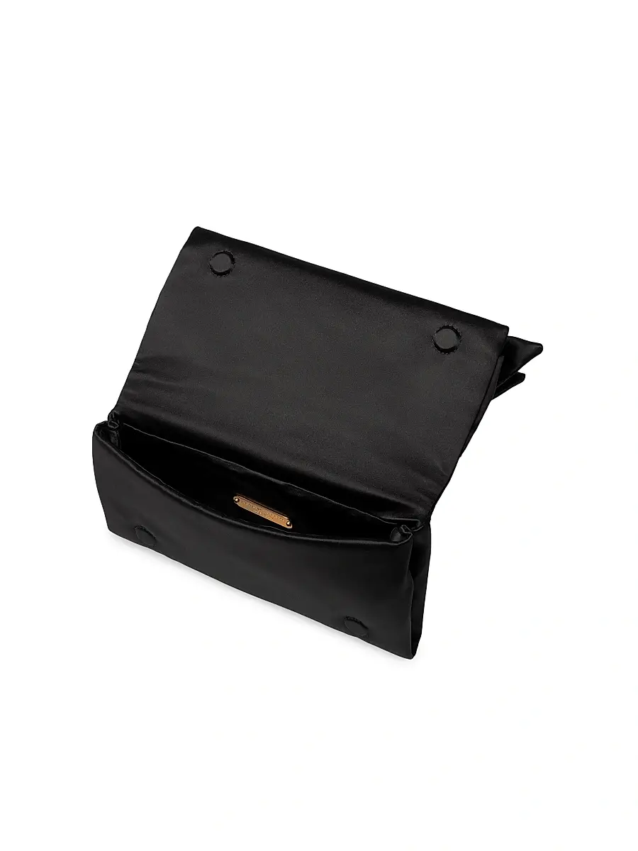 Carolina Herrera Women's Karlita Bow Satin Clutch | Thumbnail 3 Carolina Herrera Women's Karlita Bow Satin Clutch | Thumbnail 3