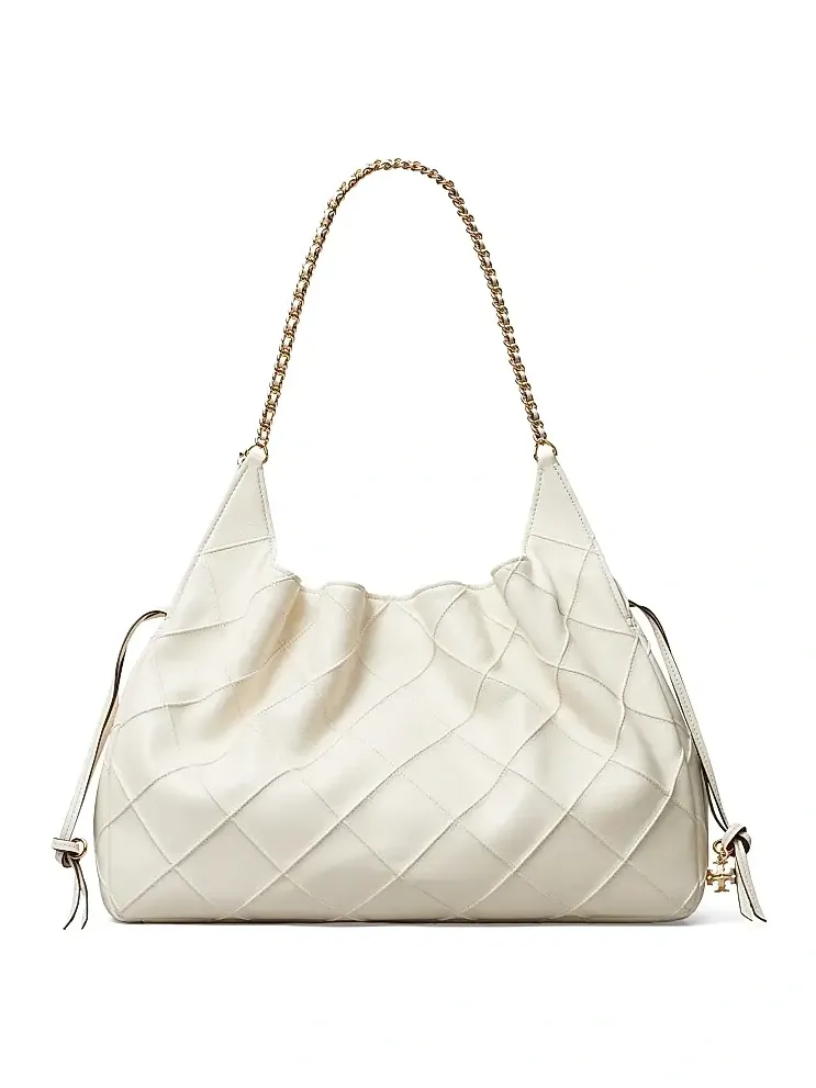 Women's Fleming Large Quilted Leather Tote Bag Women's Fleming Large Quilted Leather Tote Bag