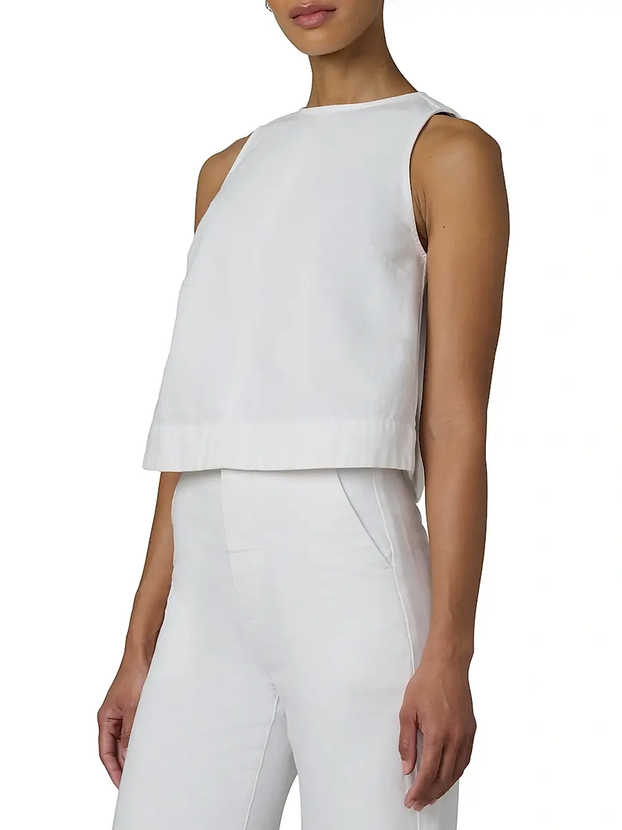 Joe's Jeans Women's Cotton Denim Sleeveless Top | Thumbnail 4 Joe's Jeans Women's Cotton Denim Sleeveless Top | Thumbnail 4