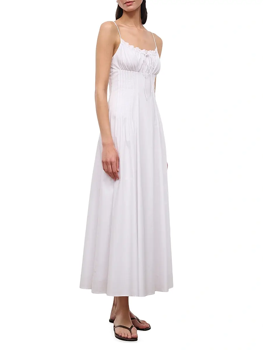 Staud Women's Margi Cotton Maxi Dress | Thumbnail 3 Staud Women's Margi Cotton Maxi Dress | Thumbnail 3