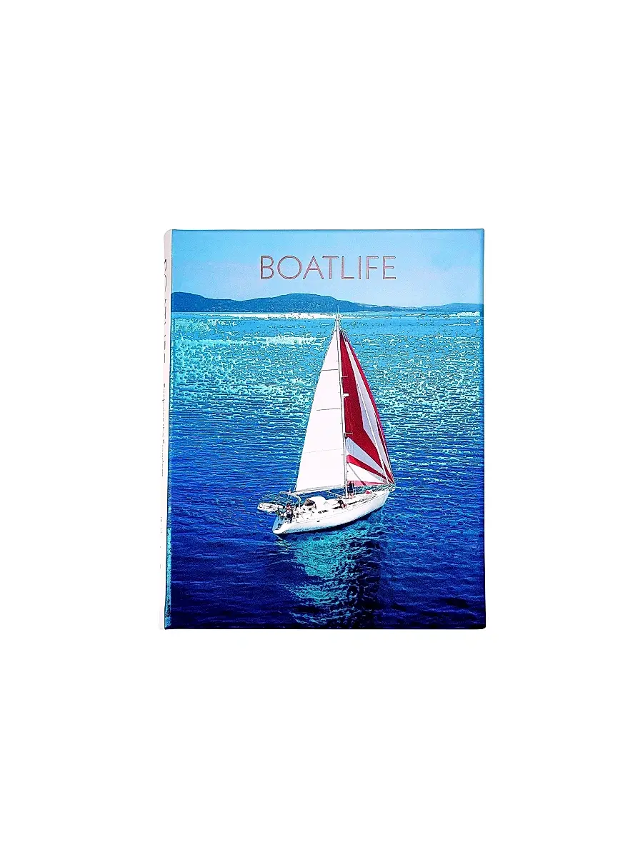 Graphic Image ''Boatlife: Exploring The Freedom Of Maritime Living'' Leather-Bound Hardcover Book