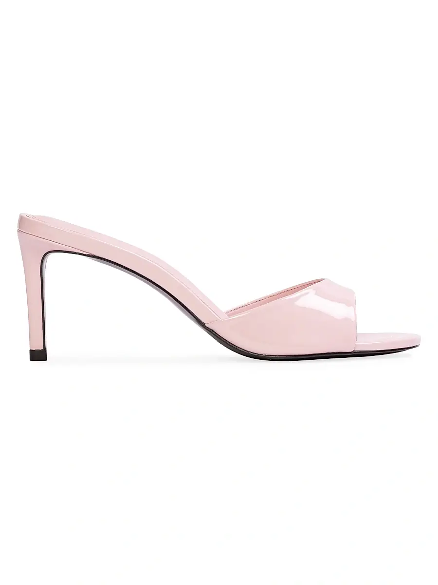 Women's Freddie 65MM Patent Leather Mules - Powder Pink Patent Leather Women's Freddie 65MM Patent Leather Mules - Powder Pink Patent Leather
