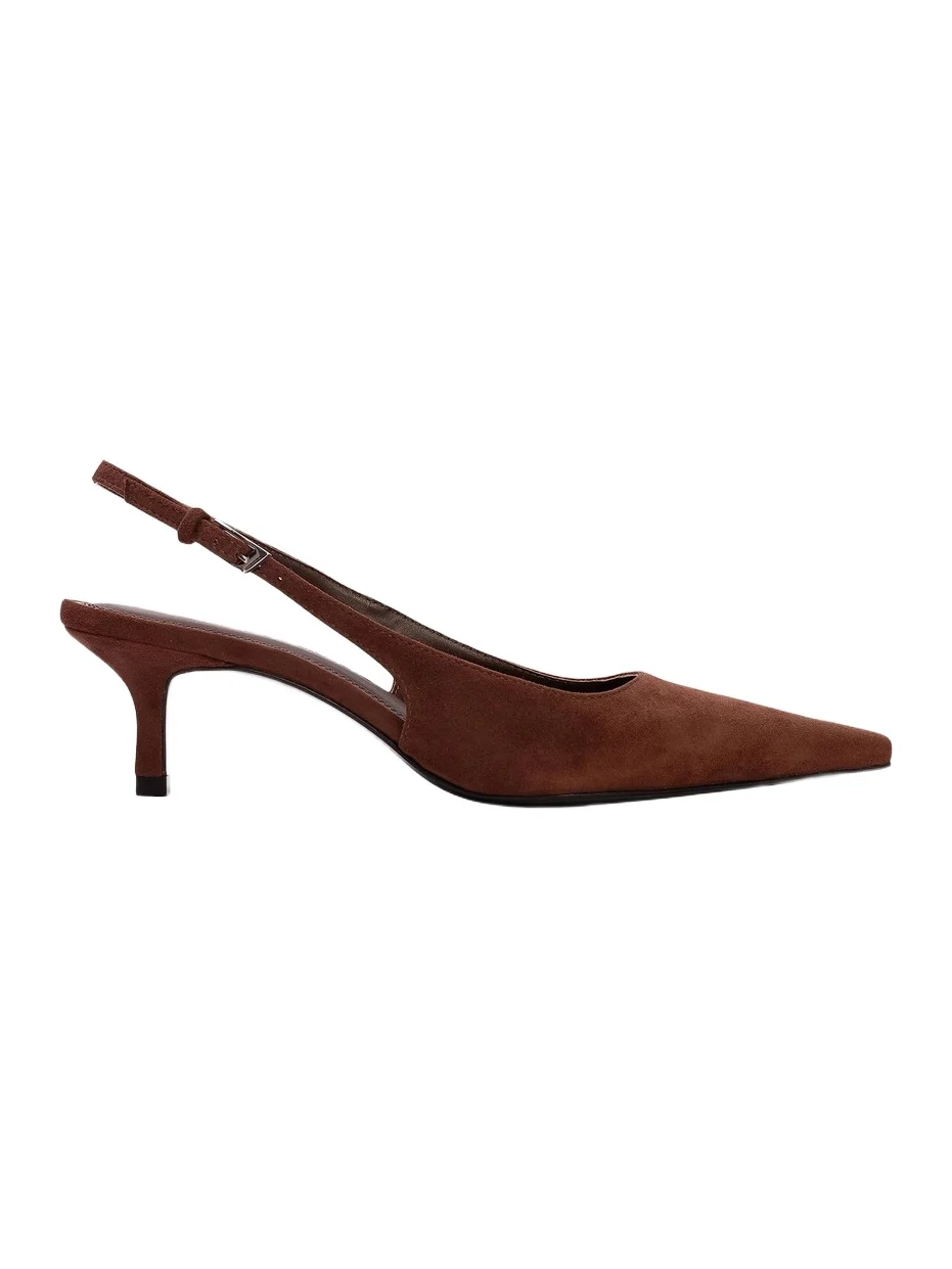 Black Suede Studio Women's Lainey 50MM Suede Pumps