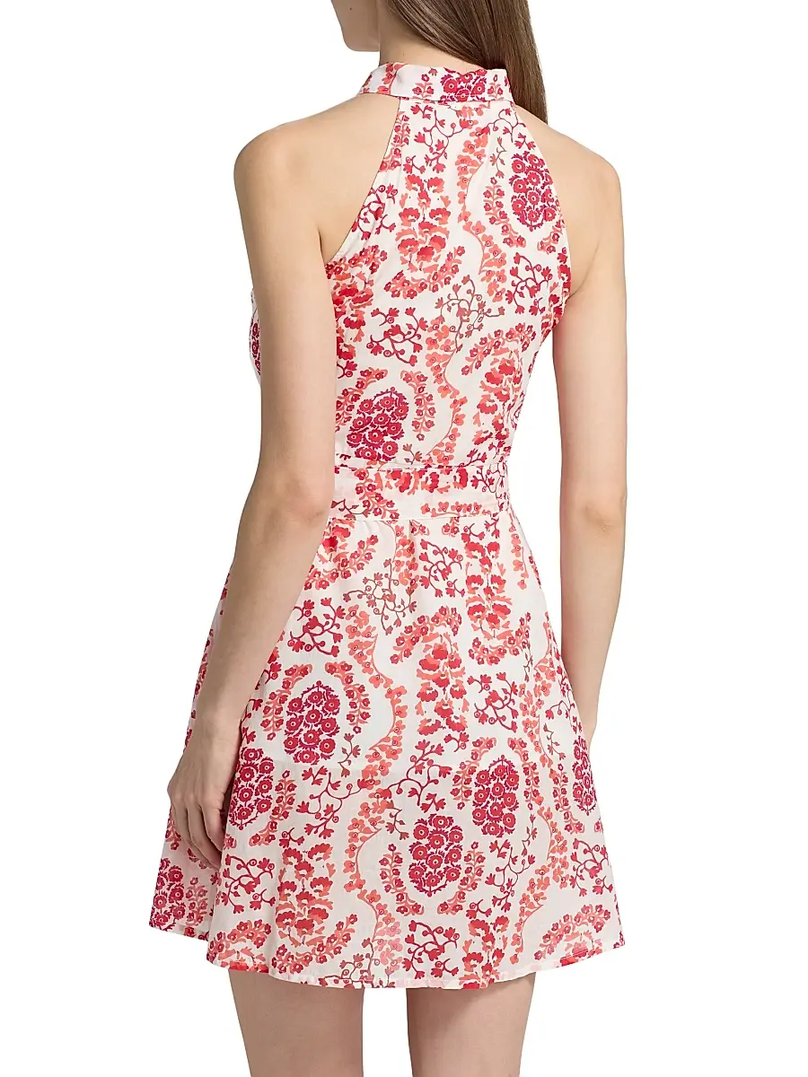 Ro's Garden Women's Regina Floral Cotton Minidress | Thumbnail 5 Ro's Garden Women's Regina Floral Cotton Minidress | Thumbnail 5