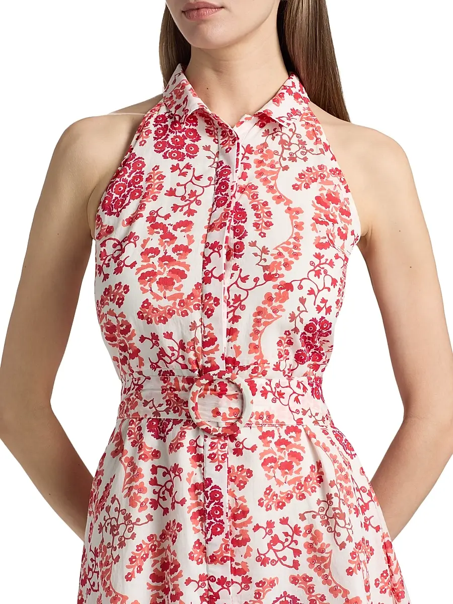 Ro's Garden Women's Regina Floral Cotton Minidress | Thumbnail 6 Ro's Garden Women's Regina Floral Cotton Minidress | Thumbnail 6