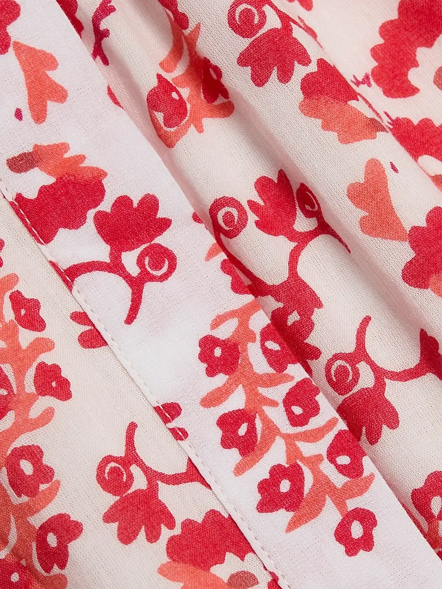 Ro's Garden Women's Regina Floral Cotton Minidress | Thumbnail 7 Ro's Garden Women's Regina Floral Cotton Minidress | Thumbnail 7
