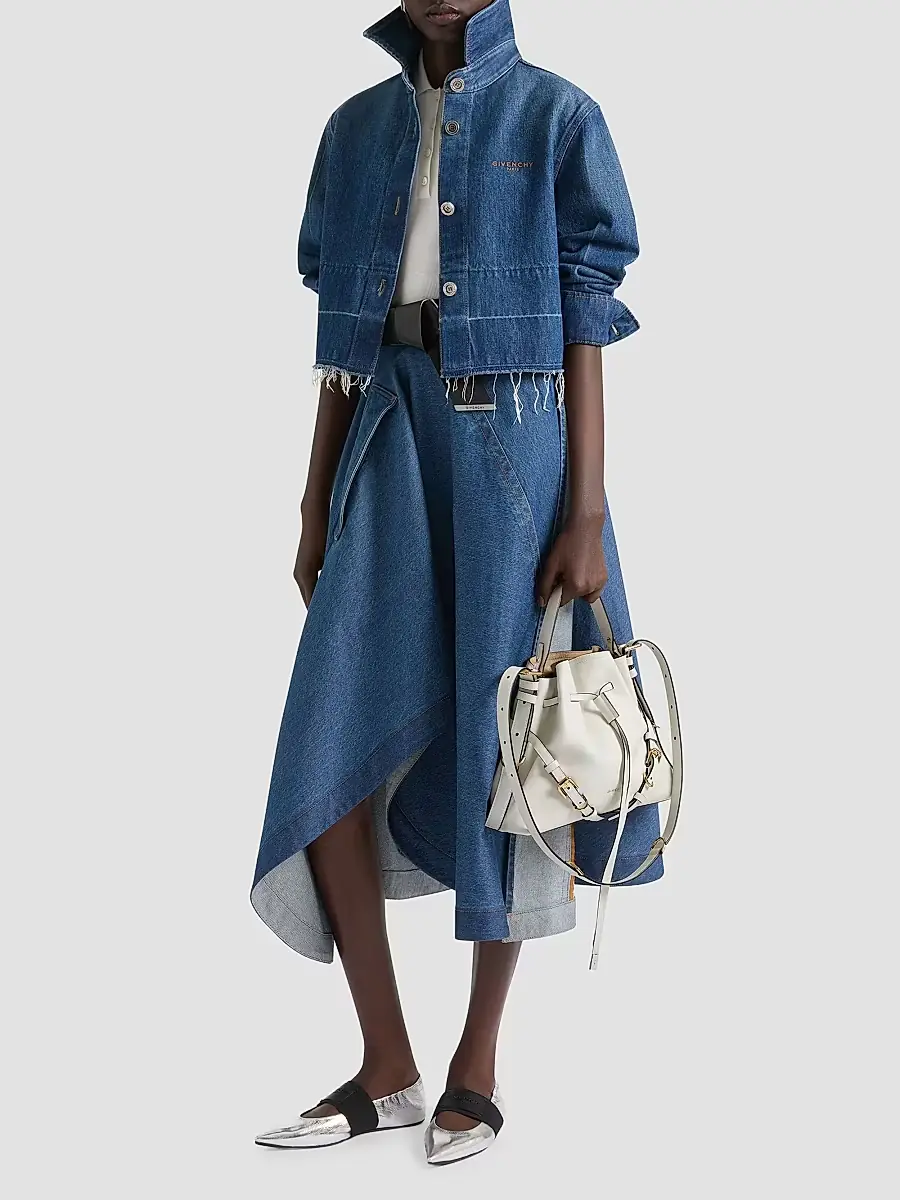 Givenchy Women's Shirt in Medium Denim - Medium Blue | Thumbnail 2 Givenchy Women's Shirt in Medium Denim - Medium Blue | Thumbnail 2