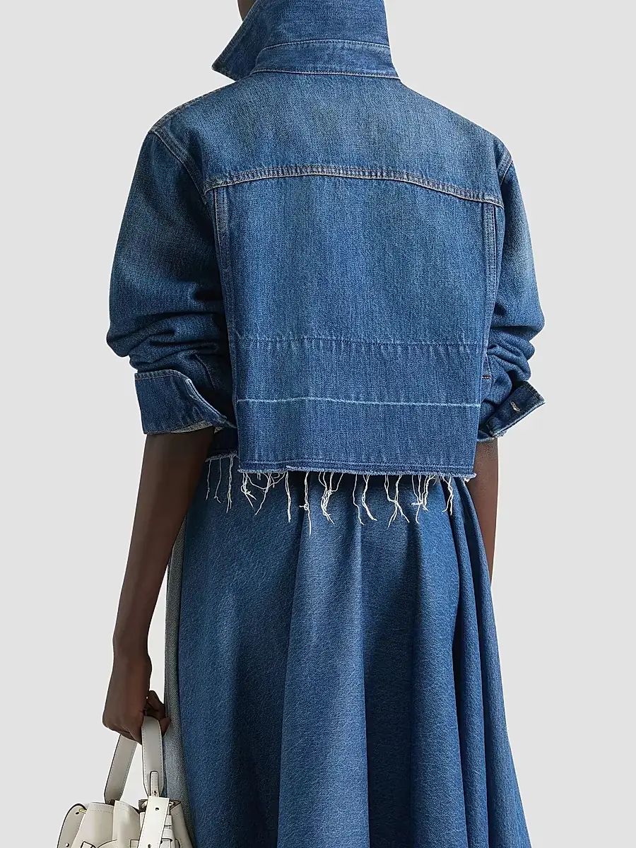 Givenchy Women's Shirt in Medium Denim - Medium Blue | Thumbnail 4 Givenchy Women's Shirt in Medium Denim - Medium Blue | Thumbnail 4