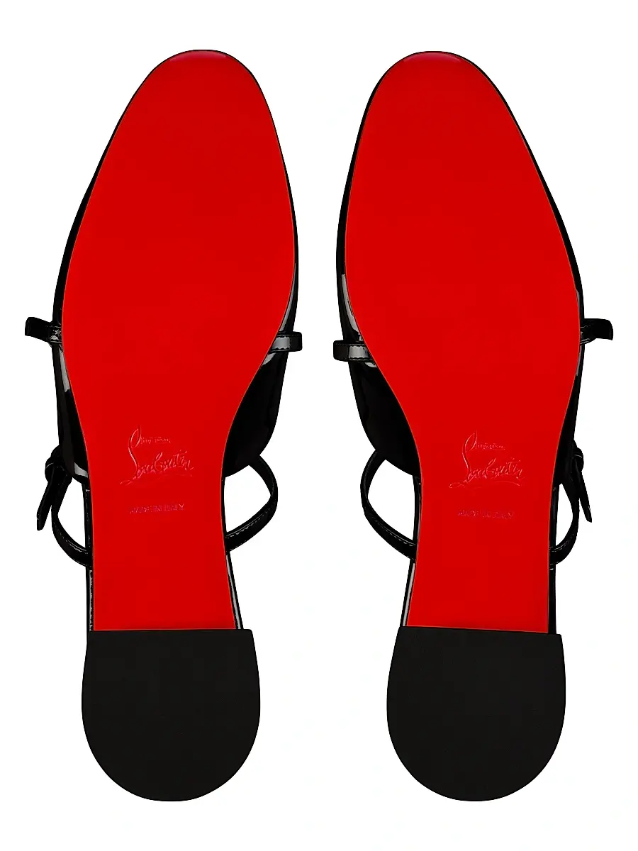 Christian Louboutin Women's Jane Nina Patent Leather Mules | Thumbnail 5