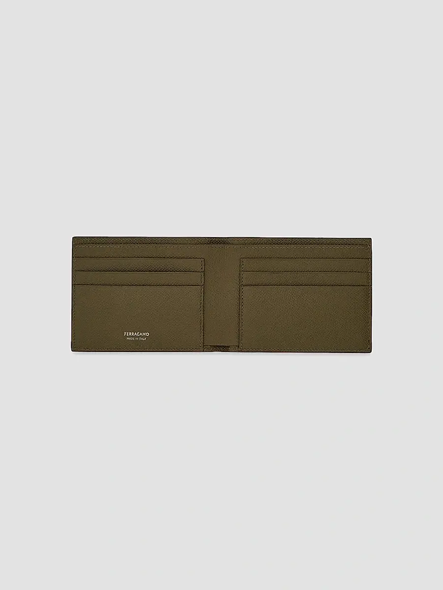 Ferragamo Men's Gancio Leather Card Case | Thumbnail 2