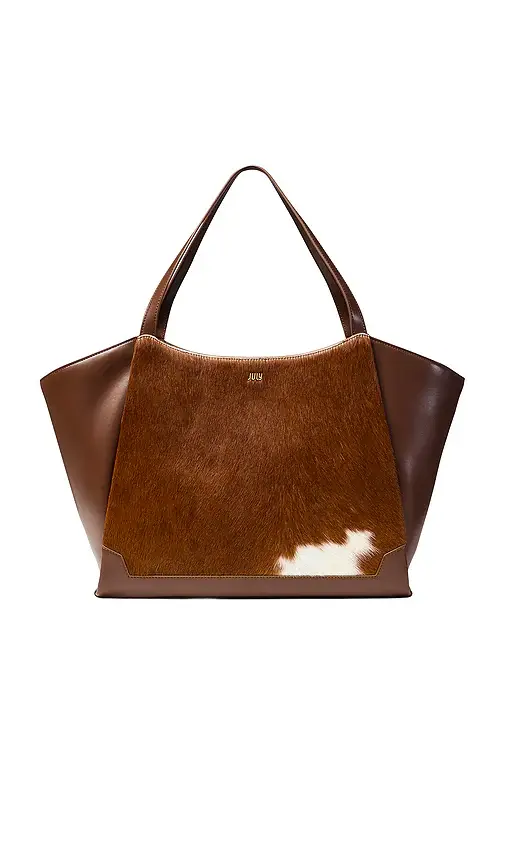 July Juliette Open Winged Cow Print Tote | Thumbnail 2