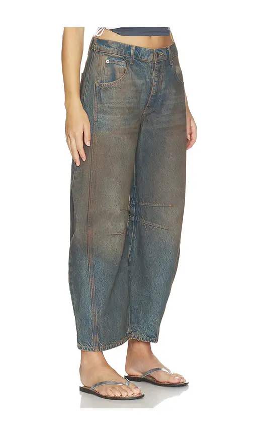 Free People x We The Free Good Luck Mid Rise Barrel | Thumbnail 2 Free People x We The Free Good Luck Mid Rise Barrel | Thumbnail 2