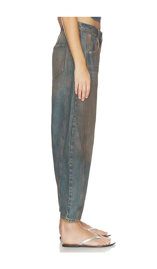 Free People x We The Free Good Luck Mid Rise Barrel | Thumbnail 3 Free People x We The Free Good Luck Mid Rise Barrel | Thumbnail 3