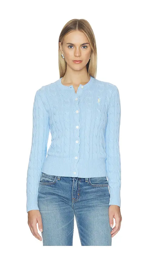 Polo Ralph Lauren Cotton Long Sleeve Cardigan | Thumbnail 2