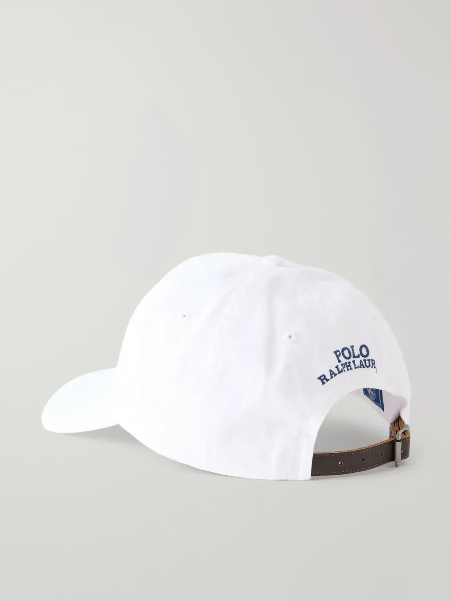 Polo Ralph Lauren Wimbledon Logo-Embroidered Leather-Trimmed Cotton-Twill Baseball Cap - Men | Thumbnail 4 Polo Ralph Lauren Wimbledon Logo-Embroidered Leather-Trimmed Cotton-Twill Baseball Cap - Men | Thumbnail 4