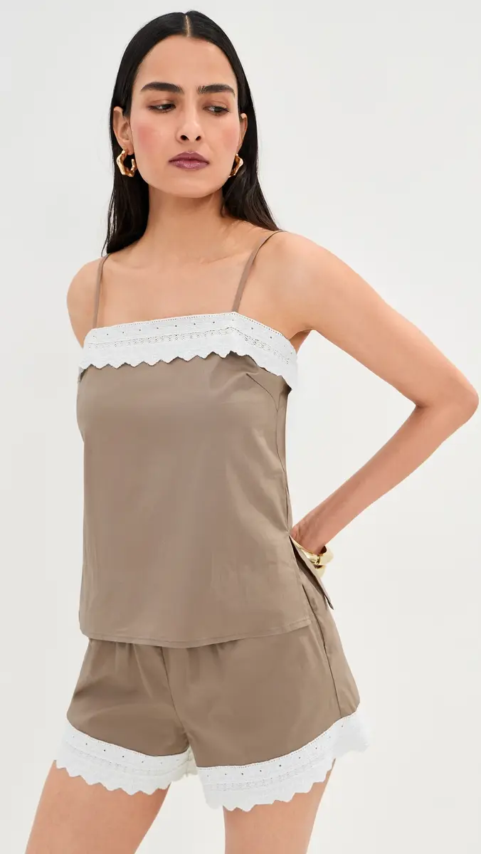 LE BOP Lace Trim Shorts | Thumbnail 6 LE BOP Lace Trim Shorts | Thumbnail 6