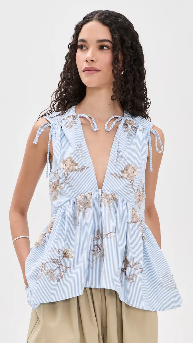 Aknvas Lamia Poplin Embroidered Top | Thumbnail 2 Aknvas Lamia Poplin Embroidered Top | Thumbnail 2