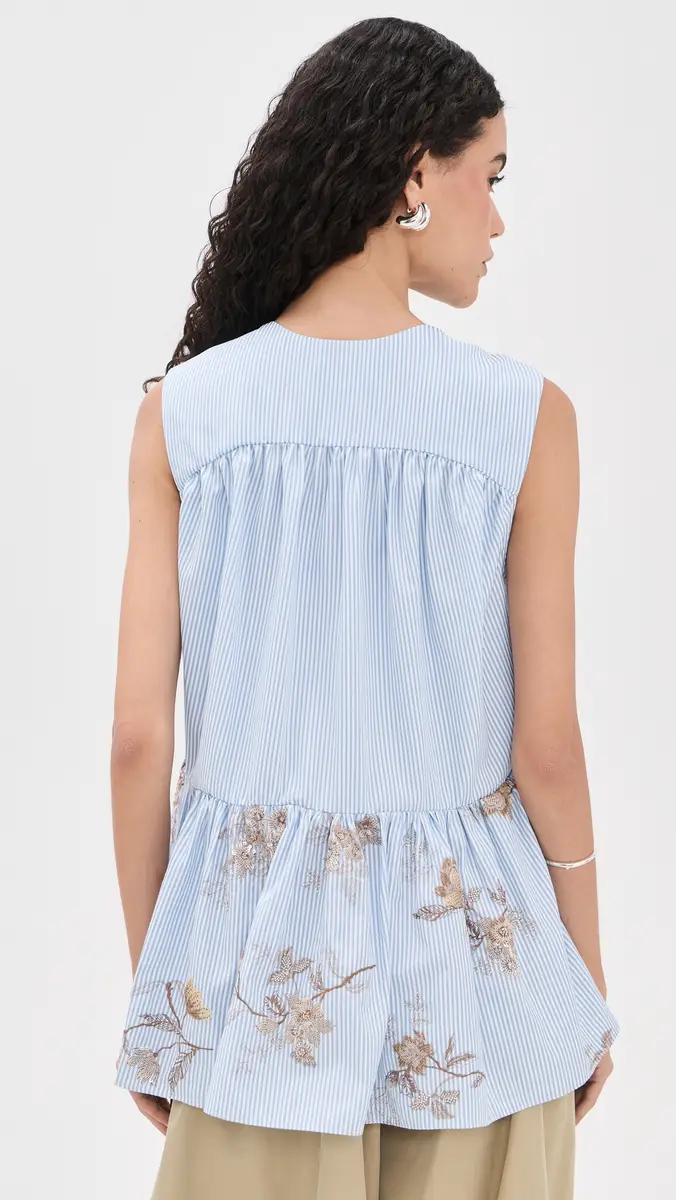 Aknvas Lamia Poplin Embroidered Top | Thumbnail 3 Aknvas Lamia Poplin Embroidered Top | Thumbnail 3