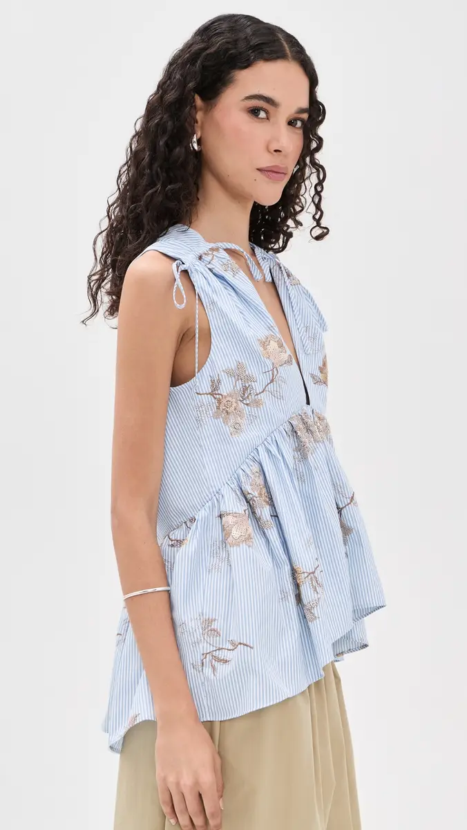 Aknvas Lamia Poplin Embroidered Top | Thumbnail 4 Aknvas Lamia Poplin Embroidered Top | Thumbnail 4