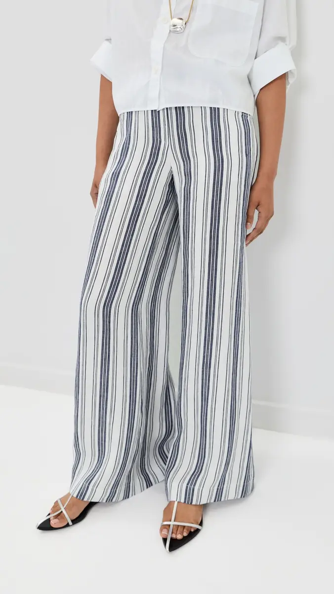 TWP Demie Pants IVORY / NAVY | Thumbnail 2 TWP Demie Pants IVORY / NAVY | Thumbnail 2