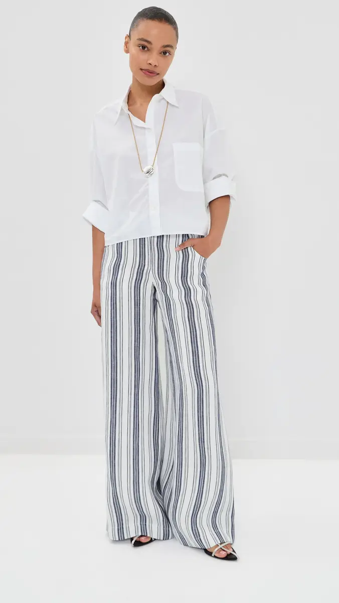 TWP Demie Pants IVORY / NAVY | Thumbnail 5 TWP Demie Pants IVORY / NAVY | Thumbnail 5