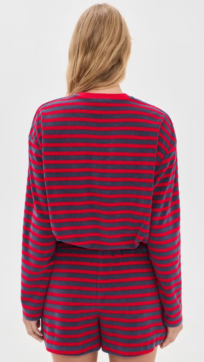 Madewell Tie-Waist Top in Terry | Thumbnail 3 Madewell Tie-Waist Top in Terry | Thumbnail 3