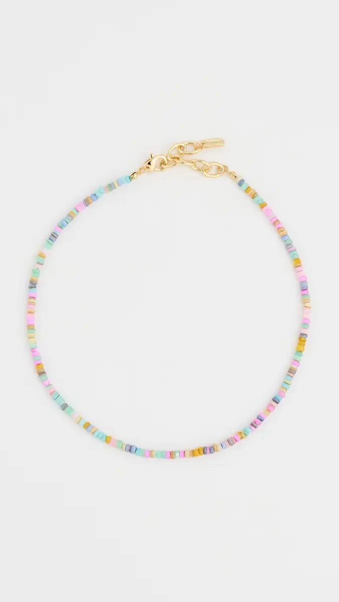 Logan Tay Pastel Mini Beaded Necklace | Thumbnail 2