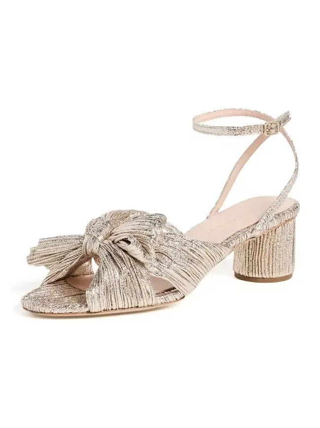 Dahlia Pleated Knot Mules