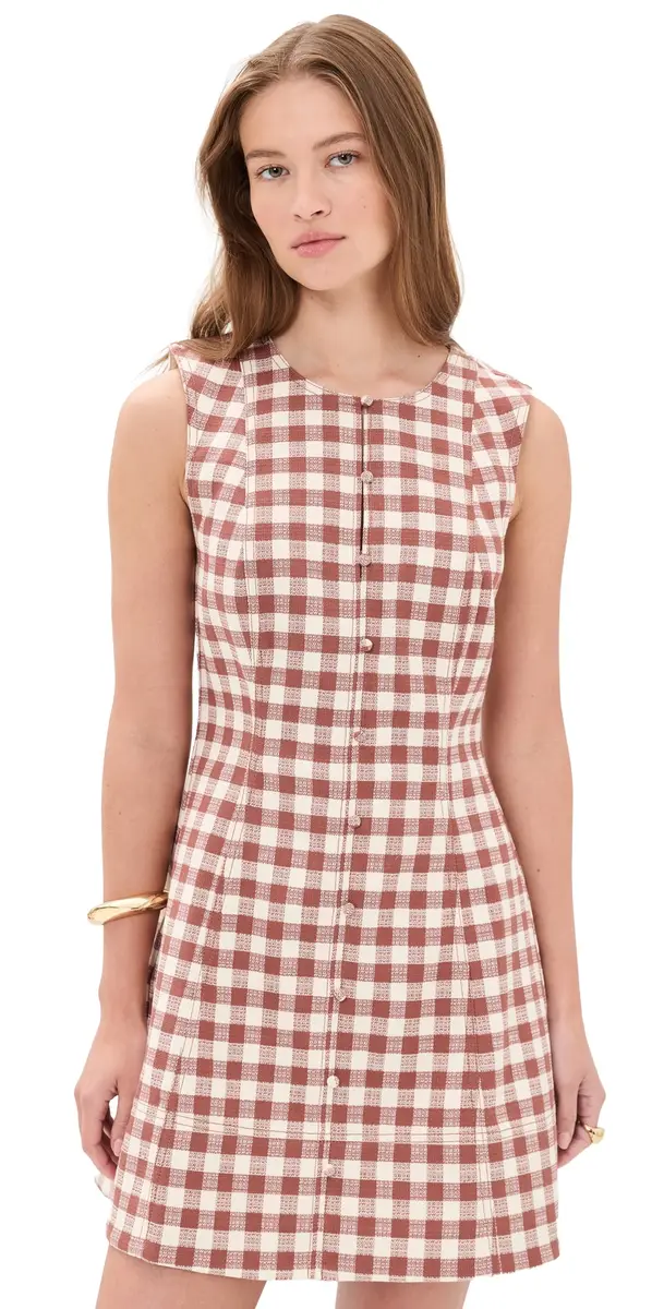 Hill House Home The Angie Dress Rust Gingham M | Image 1 Hill House Home The Angie Dress Rust Gingham M | Image 1