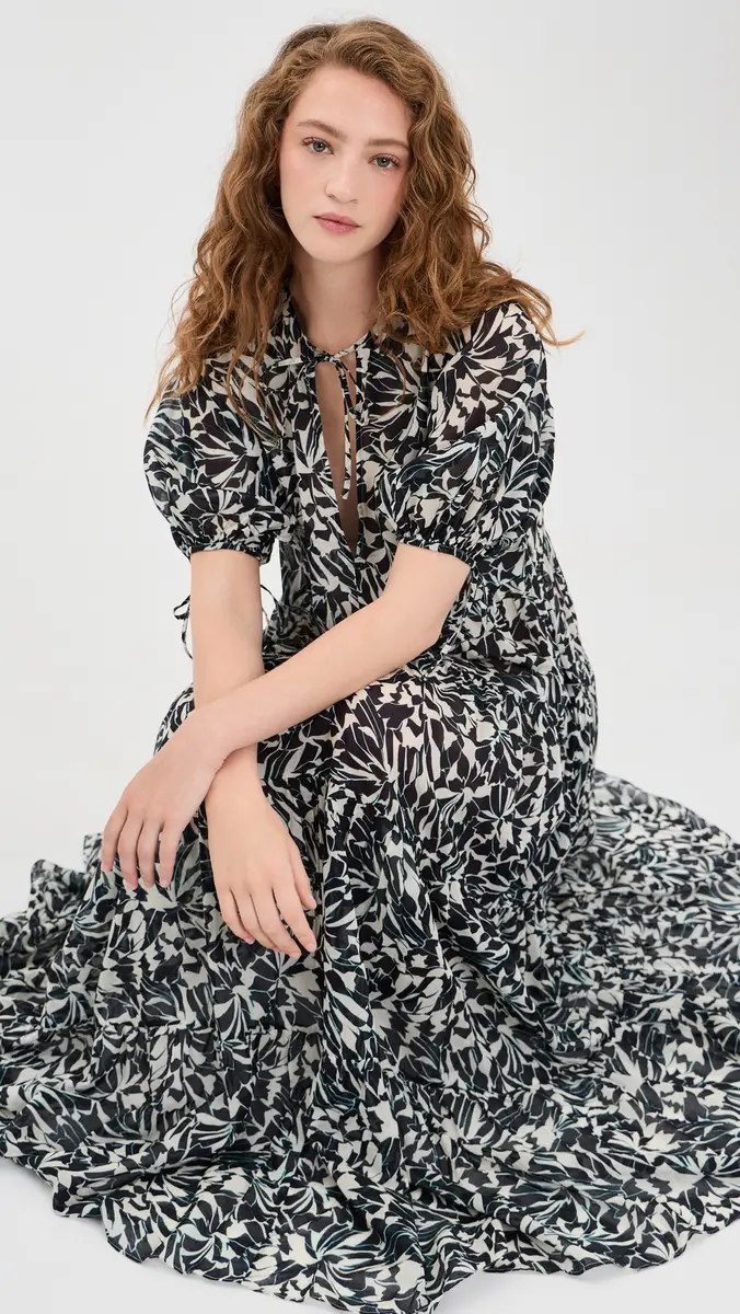 Ulla Johnson Neera Short Sleeve Coverup Dress | Thumbnail 2 Ulla Johnson Neera Short Sleeve Coverup Dress | Thumbnail 2