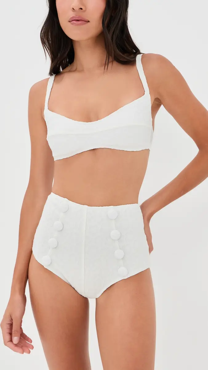 Lisa Marie Fernandez Balconette High Waist Bikini Set | Thumbnail 2 Lisa Marie Fernandez Balconette High Waist Bikini Set | Thumbnail 2
