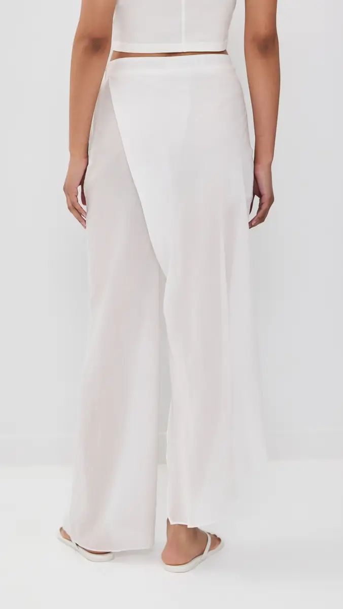 Christopher Esber Draped Skirt Cotton Trousers | Thumbnail 3 Christopher Esber Draped Skirt Cotton Trousers | Thumbnail 3