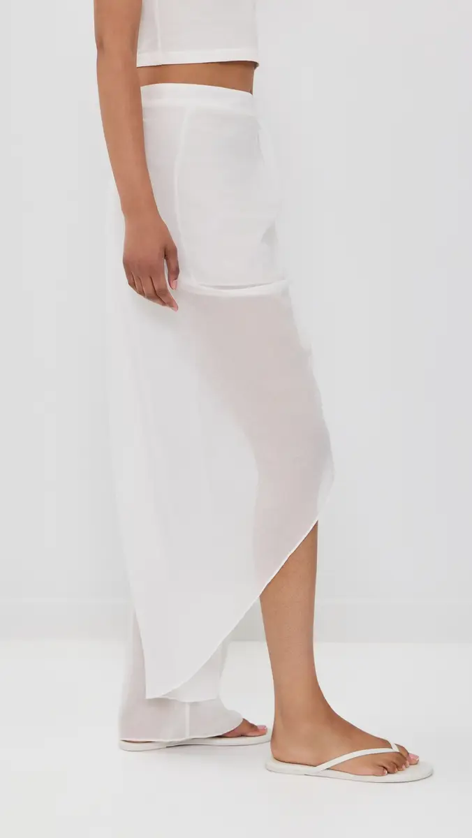 Christopher Esber Draped Skirt Cotton Trousers | Thumbnail 4 Christopher Esber Draped Skirt Cotton Trousers | Thumbnail 4
