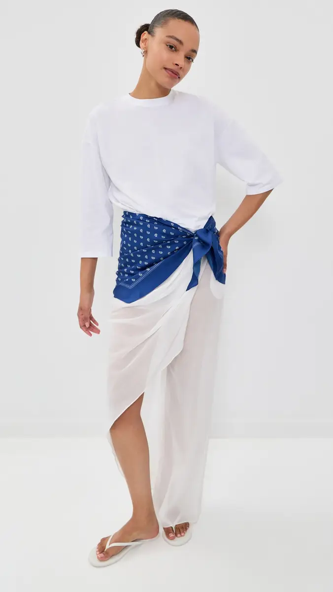 Christopher Esber Draped Skirt Cotton Trousers | Thumbnail 5 Christopher Esber Draped Skirt Cotton Trousers | Thumbnail 5