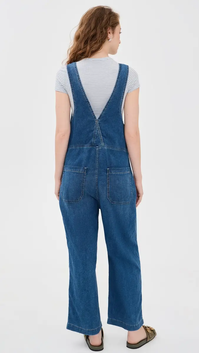 Free People Jude Denim Overalls | Thumbnail 3 Free People Jude Denim Overalls | Thumbnail 3