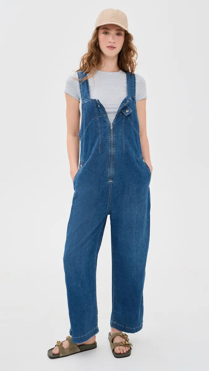 Free People Jude Denim Overalls | Thumbnail 5 Free People Jude Denim Overalls | Thumbnail 5