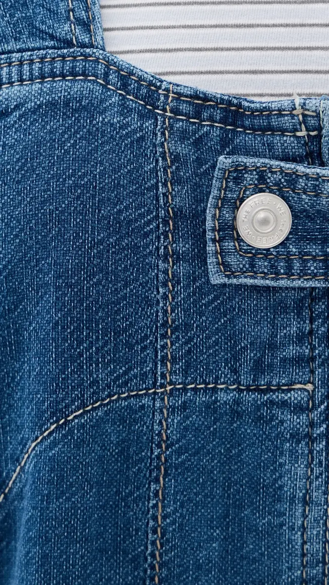 Free People Jude Denim Overalls | Thumbnail 6 Free People Jude Denim Overalls | Thumbnail 6