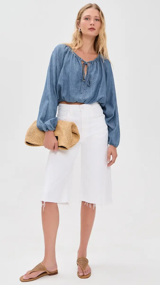 Faherty Tried & True Chambray Nera Top | Thumbnail 5 Faherty Tried & True Chambray Nera Top | Thumbnail 5
