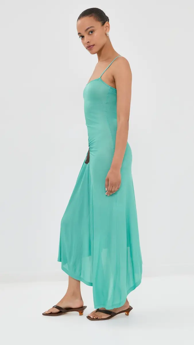 Christopher Esber Paisley Lace Rib Cami Dress | Thumbnail 4