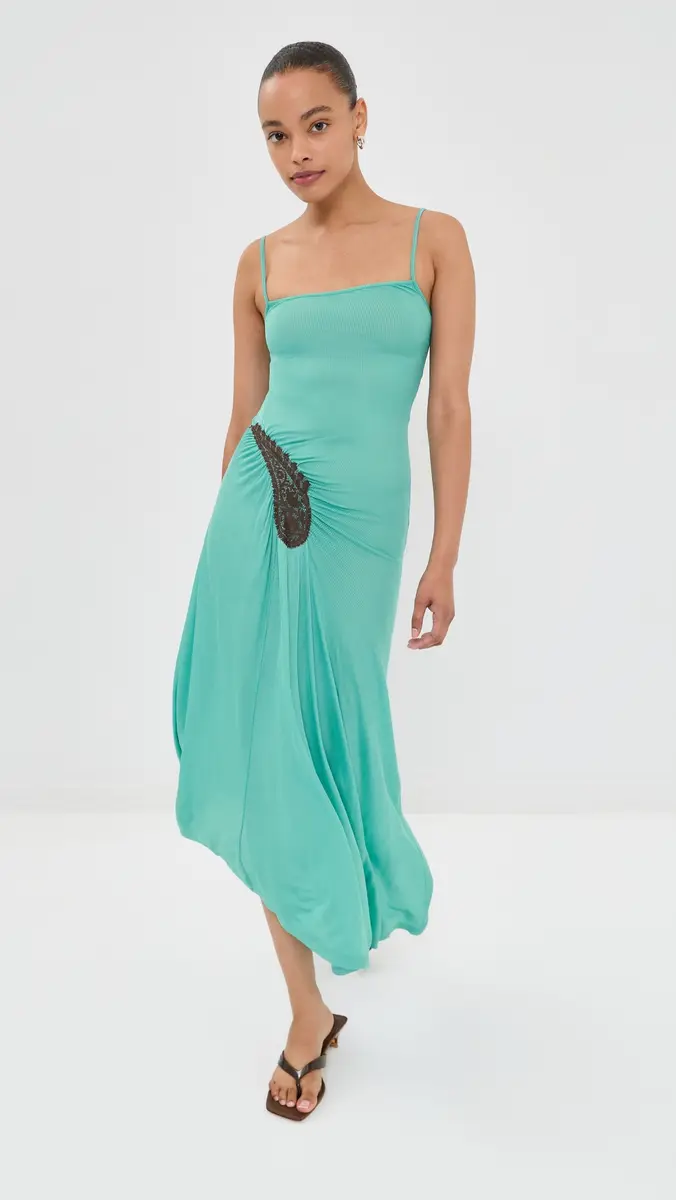 Christopher Esber Paisley Lace Rib Cami Dress | Thumbnail 5
