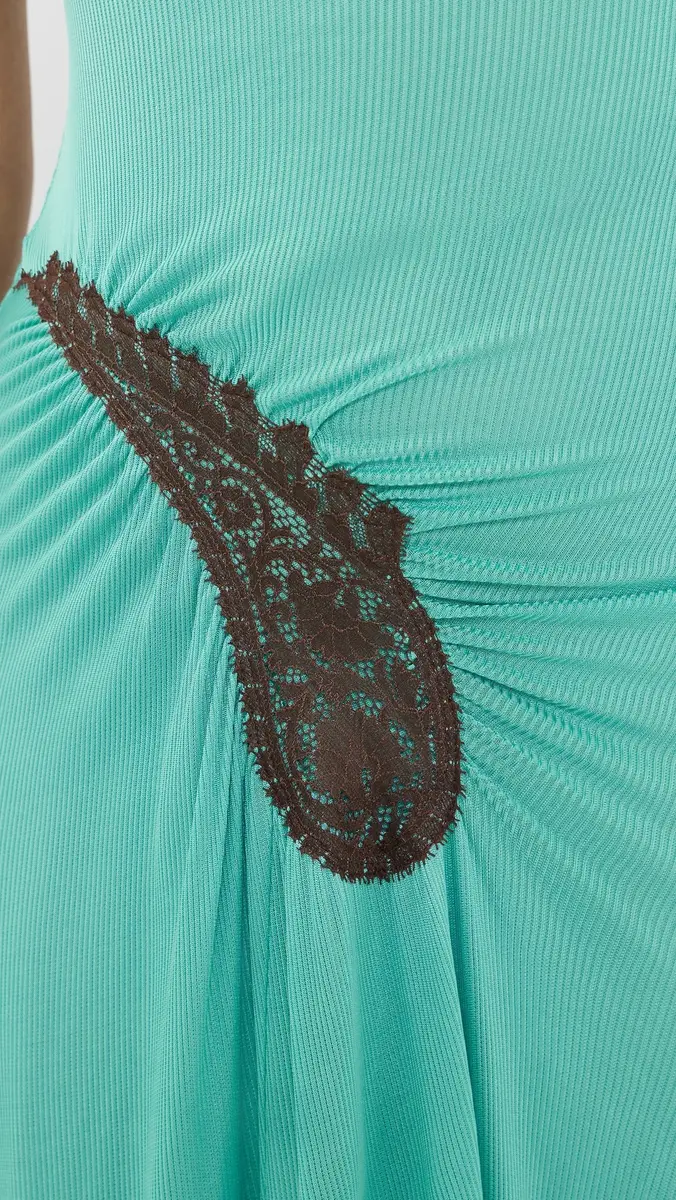 Christopher Esber Paisley Lace Rib Cami Dress | Thumbnail 6