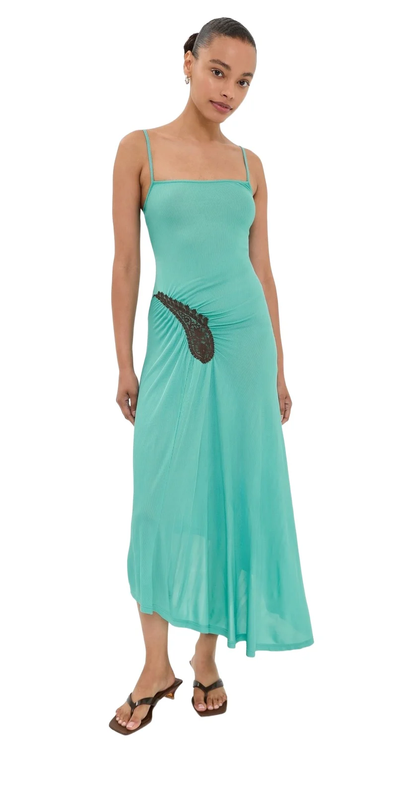 Paisley Lace Rib Cami Dress Paisley Lace Rib Cami Dress