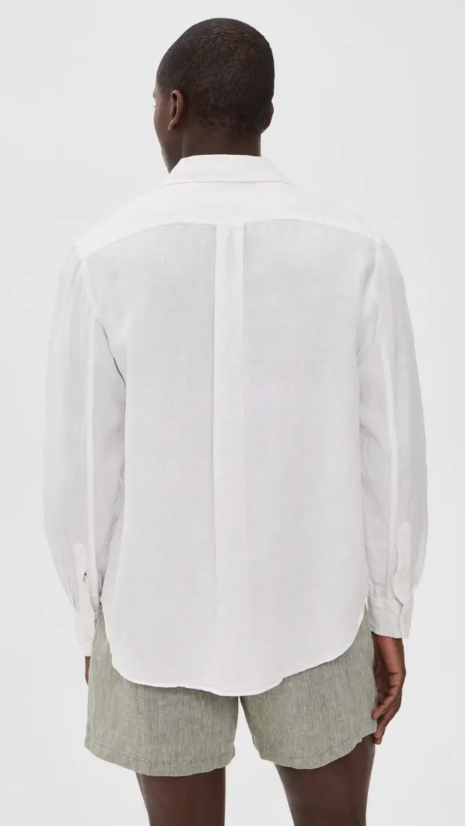 Madewell x Shopbop Linen Button Down Shirt | Thumbnail 3