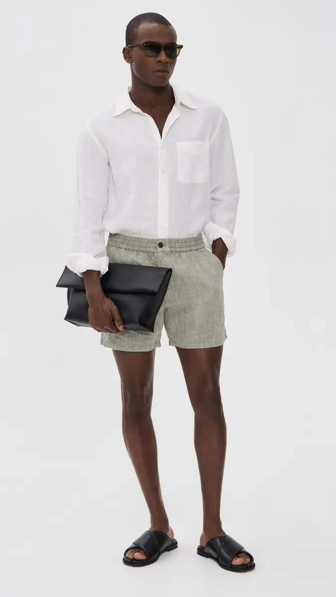 Madewell x Shopbop Linen Button Down Shirt | Thumbnail 5