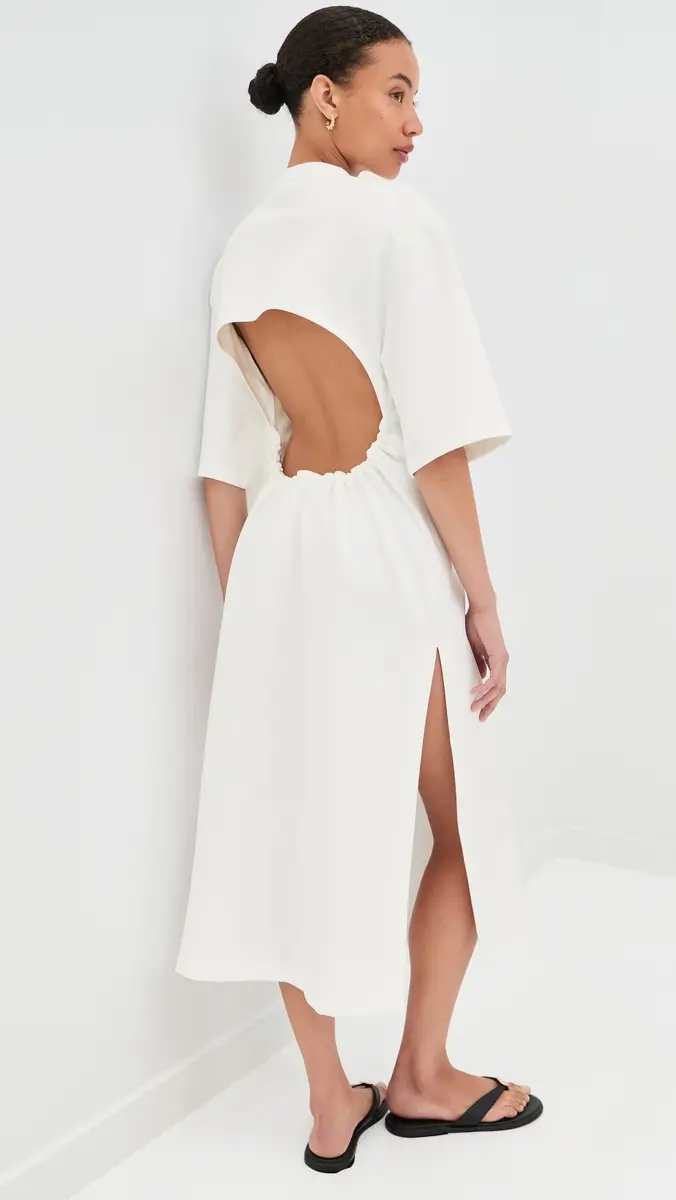 Wardrobe.NYC WARDROBE. NYC Backless T-Shirt Midi Dress | Thumbnail 2 Wardrobe.NYC WARDROBE. NYC Backless T-Shirt Midi Dress | Thumbnail 2