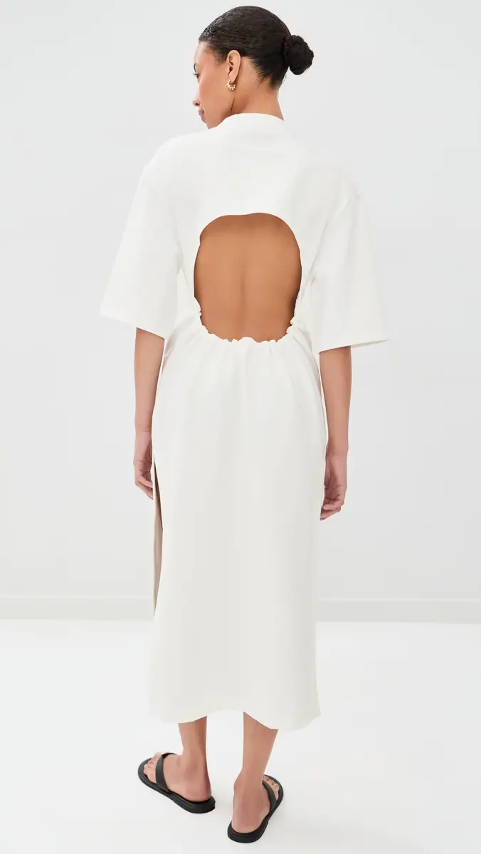 Wardrobe.NYC WARDROBE. NYC Backless T-Shirt Midi Dress | Thumbnail 4 Wardrobe.NYC WARDROBE. NYC Backless T-Shirt Midi Dress | Thumbnail 4